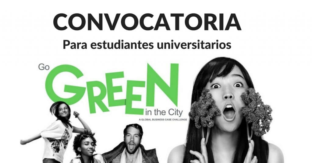 Convocatoria abierta para estudiantes universitarios Go Green in the City – Viaja con todo suscripción