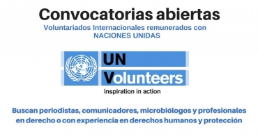 Voluntariados Naciones Unidas en diferentes paises