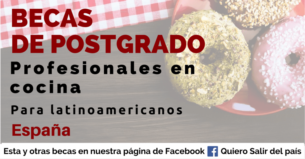 Becas en España para profesionales en cocina y seguridad alimentaria