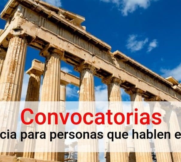 Convocatorias en Grecia para personas que hablen Castellano