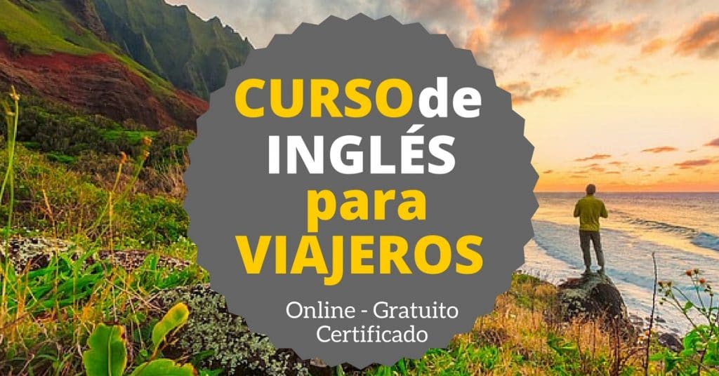 Curso online, tirado y certificado de inglés para viajeros