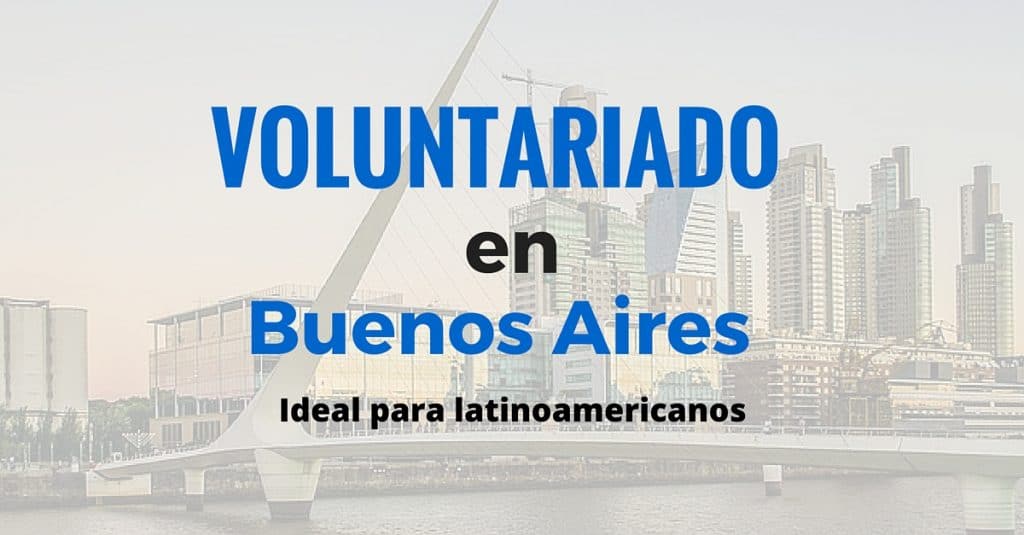 Oportunidad de voluntariado en Argentina.