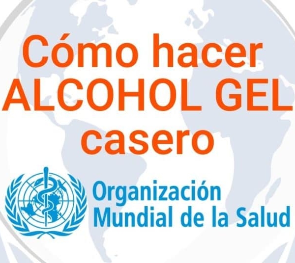 Cómo hacer trinque en gel según la OMS