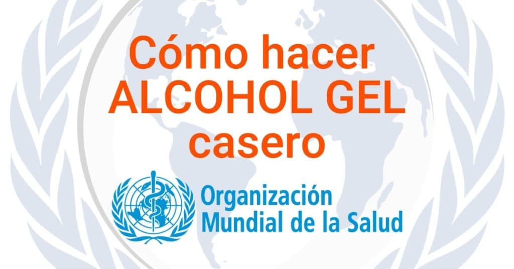 Cómo hacer trinque en gel según la OMS