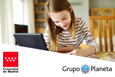 Acuerdo entre el Congregación Planeta y la Comunidad de Madrid para ofrecer los bienes y herramientas digitales de aulaPlaneta a los centros públicos y concertados de la Comunidad