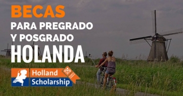 Insignia para pregrado o posgrado en Holanda para estudiantes internacionales.