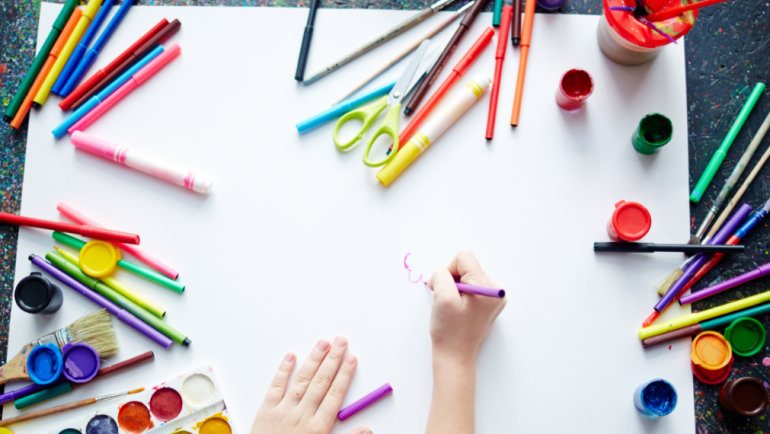 Te ayudamos a desarrollar la creatividad plástica de tus hijos desde casa