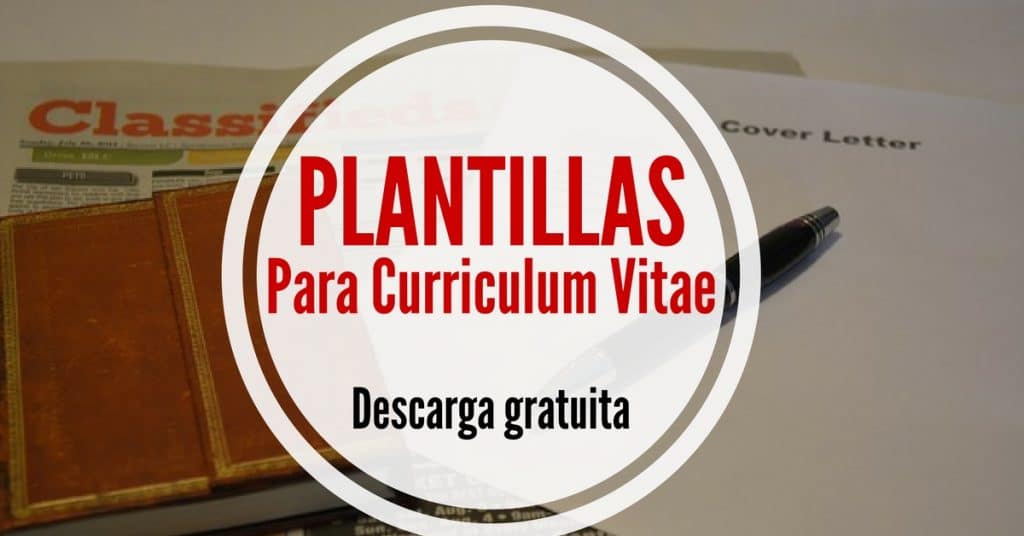 Haz un curriculum con estas 5 plantillas de word