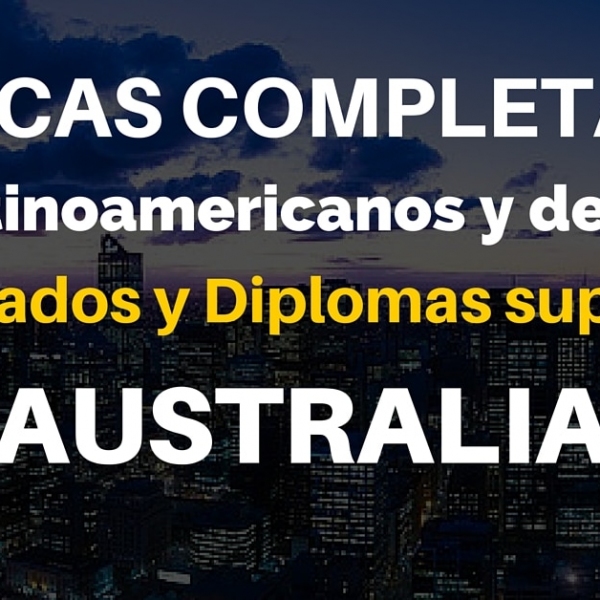 Buscas un curso de profundización? Becas completas de entrenamiento profesional en Australia